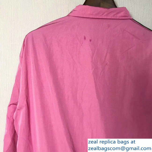 Gucci Interlocking G Technical Jersey Jacket Pink 2018