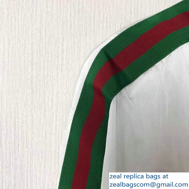Gucci Interlocking G Technical Jersey Jacket White 2018