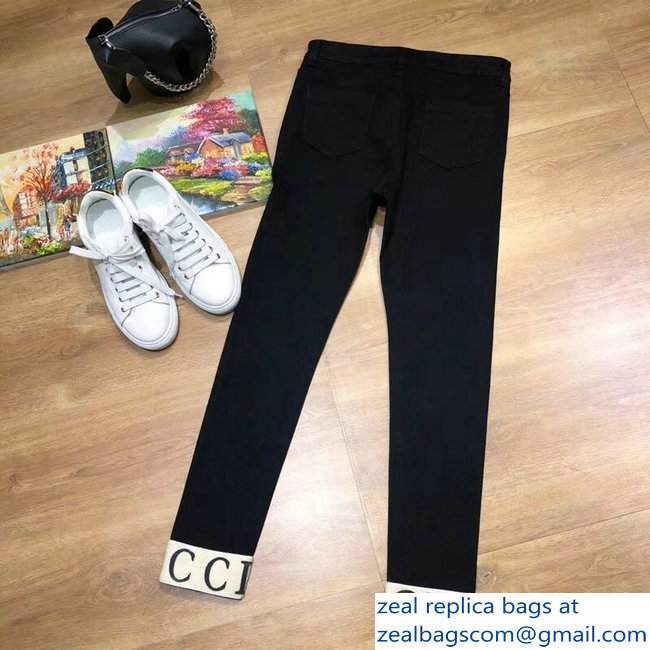 Gucci Logo Edge Denim Pants 2018