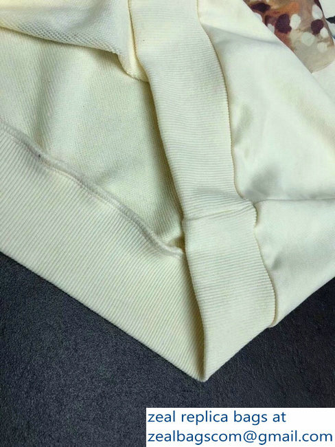 Gucci Logo Fawn Creamy Sweatshirt 2018