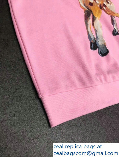 Gucci Logo Fawn Pink Sweatshirt 2018