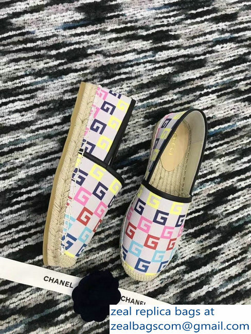 Gucci Multicolor G Espadrilles 2018