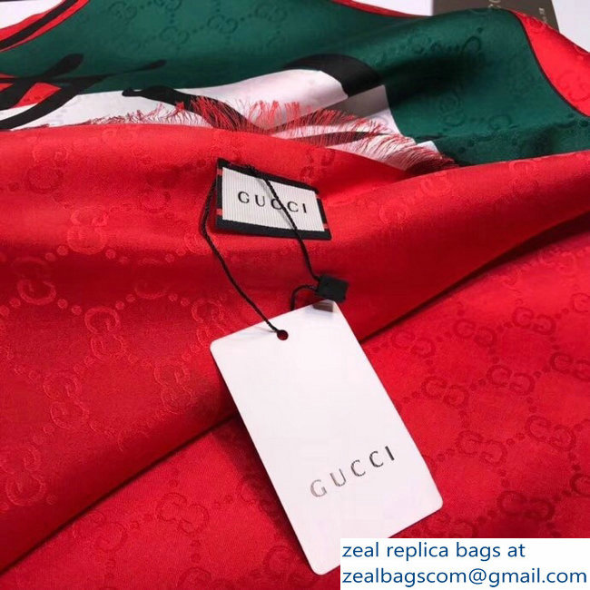 Gucci Silk Scarf 18 2018 - Click Image to Close