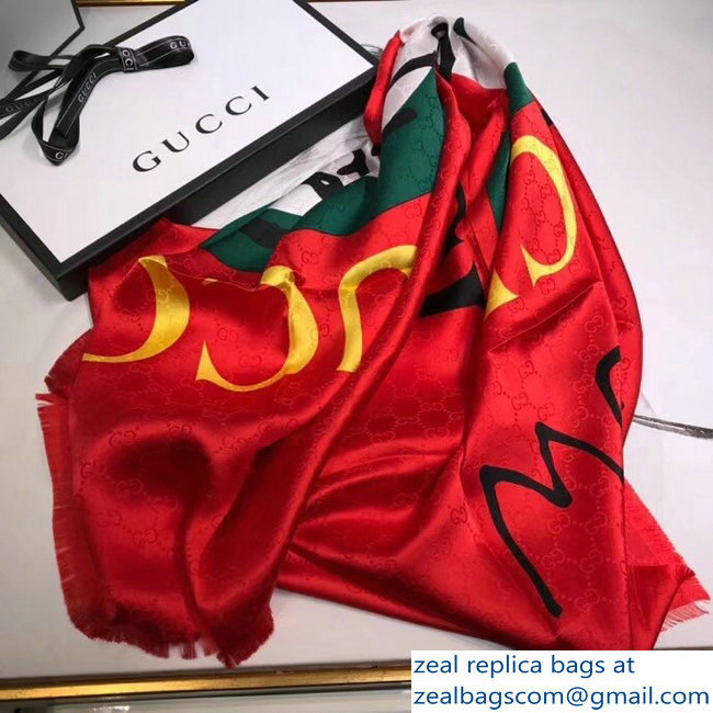 Gucci Silk Scarf 18 2018 - Click Image to Close