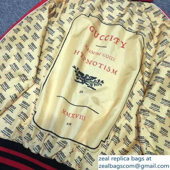 Gucci Stamp Print Beige Jacket 2018 - Click Image to Close