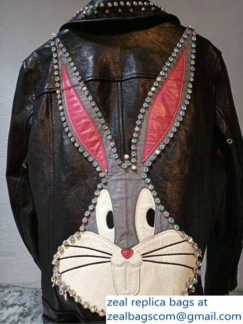 Gucci Studded Bugs Bunny Jacket 2018 - Click Image to Close