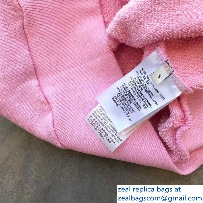 Gucci Vintage Logo Embroidered Gragon Pink Sweatshirt 2018
