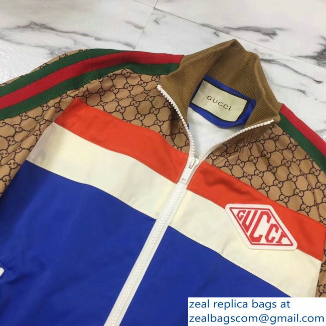 Gucci Web GG Technical Jersey Jacket 2018 - Click Image to Close