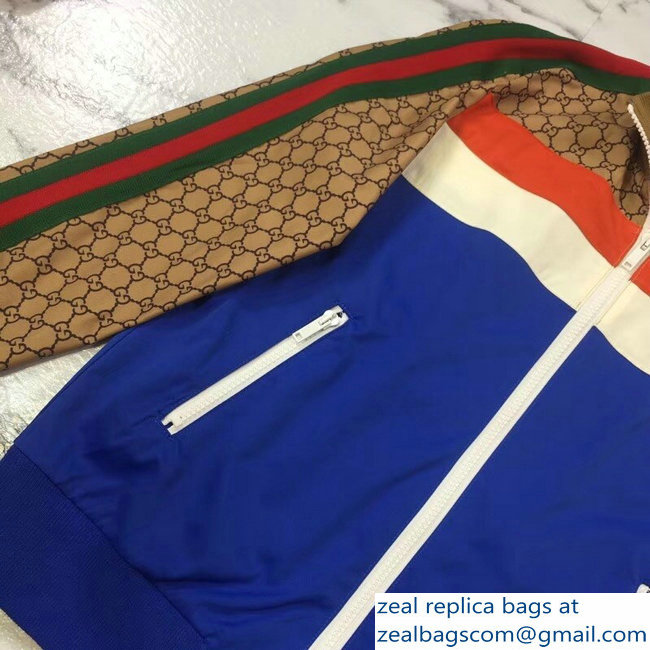 Gucci Web GG Technical Jersey Jacket 2018 - Click Image to Close