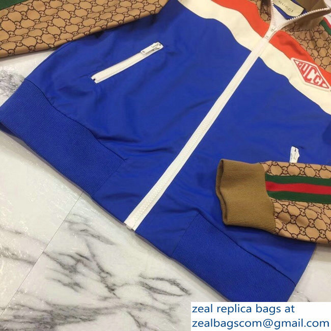 Gucci Web GG Technical Jersey Jacket 2018 - Click Image to Close