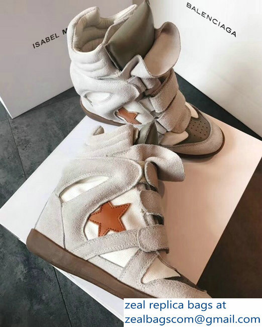 Isabel Marant 6cm Hidden Heel Bekett Wedge Sneakers 01 - Click Image to Close