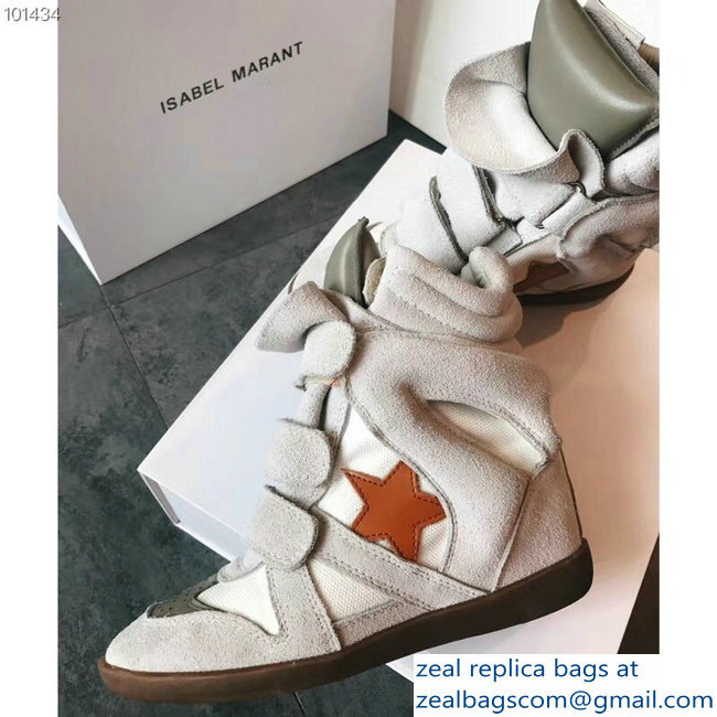 Isabel Marant 6cm Hidden Heel Bekett Wedge Sneakers 01 - Click Image to Close