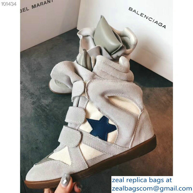 Isabel Marant 6cm Hidden Heel Bekett Wedge Sneakers 02