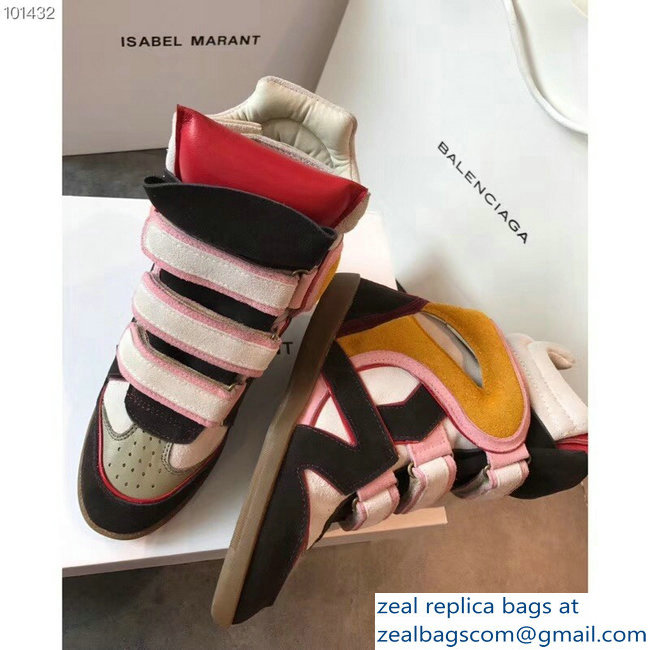 Isabel Marant 6cm Hidden Heel Bekett Wedge Sneakers 05 - Click Image to Close