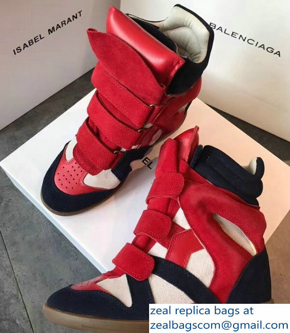 Isabel Marant 6cm Hidden Heel Bekett Wedge Sneakers 07