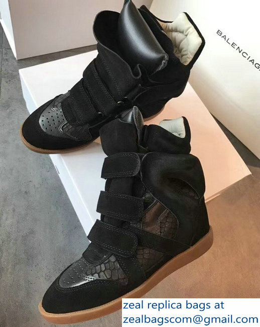 Isabel Marant 6cm Hidden Heel Bekett Wedge Sneakers 10