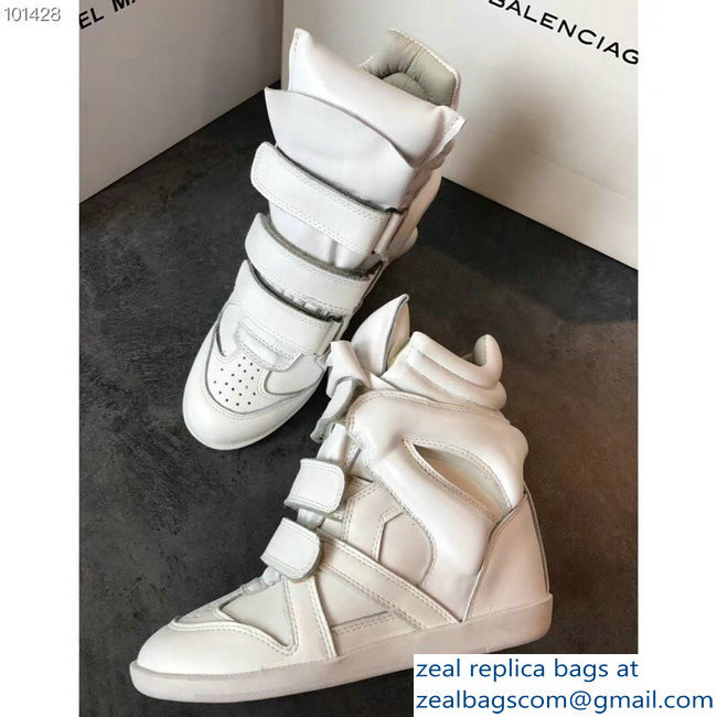 Isabel Marant 6cm Hidden Heel Bekett Wedge Sneakers 14