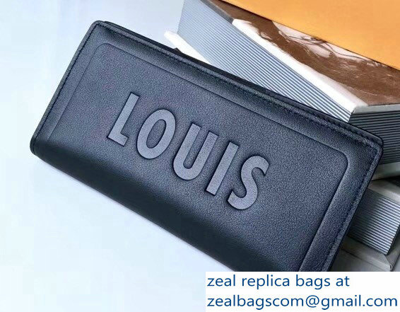 Louis Vuitton Dark Infinity Leather Brazza Wallet 2018 - Click Image to Close