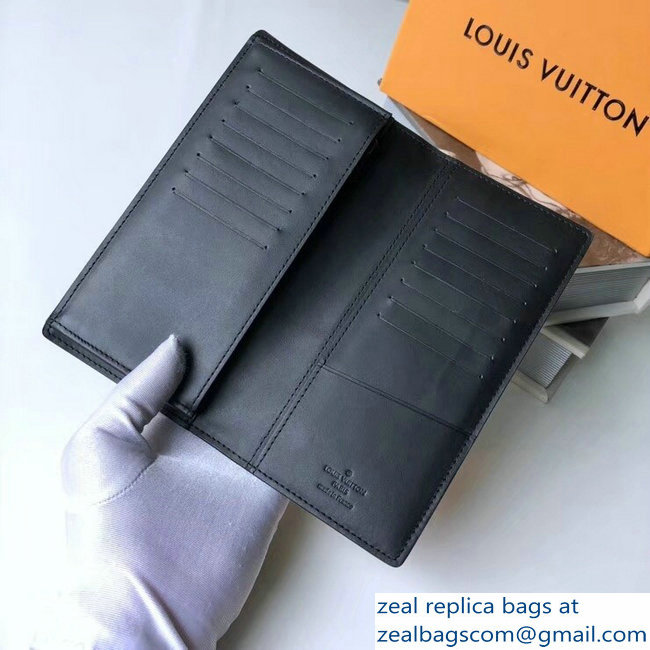 Louis Vuitton Dark Infinity Leather Brazza Wallet 2018 - Click Image to Close