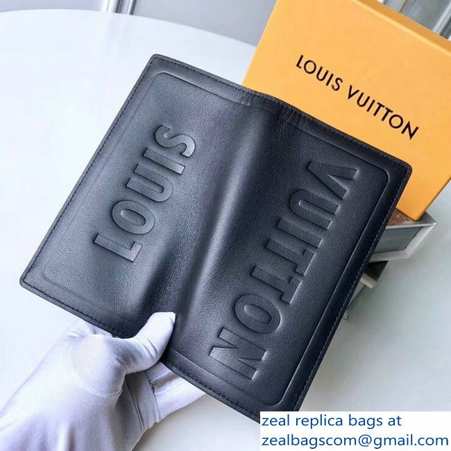 Louis Vuitton Dark Infinity Leather Brazza Wallet 2018 - Click Image to Close
