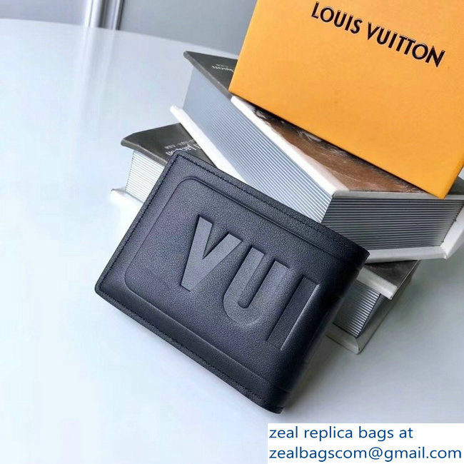 Louis Vuitton Dark Infinity Leather Multiple Wallet M63235 2018 - Click Image to Close