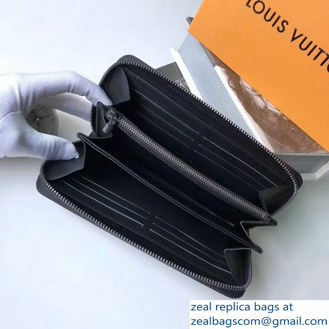 Louis Vuitton Dark Infinity Leather Zippy Wallet 2018
