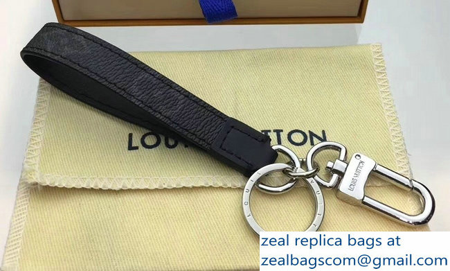 Louis Vuitton Dragonne Bag Charm And Key Holder Monogram Eclipse Canvas