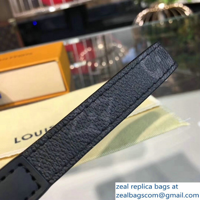 Louis Vuitton Dragonne Bag Charm And Key Holder Monogram Eclipse Canvas