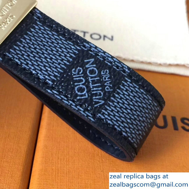 Louis Vuitton Dragonne Key Holder Damier Graphite Canvas