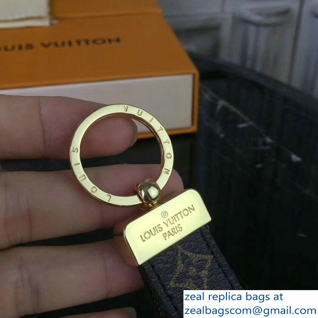 Louis Vuitton Dragonne Key Holder M65221 Monogram Canvas Brown - Click Image to Close