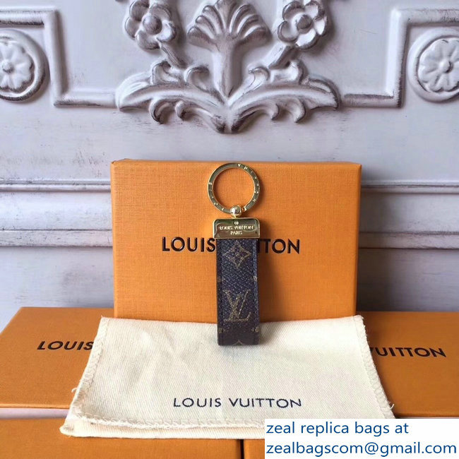 Louis Vuitton Dragonne Key Holder M65221 Monogram Canvas Brown