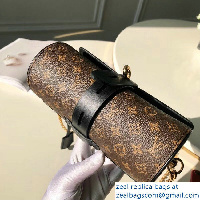 Louis Vuitton Epi Leather and Monogram Canvas Glasses Case Bag M43903 Noir 2018