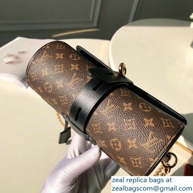 Louis Vuitton Epi Leather and Monogram Canvas Glasses Case Bag M43903 Noir 2018 - Click Image to Close