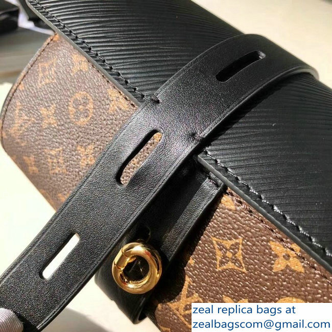 Louis Vuitton Epi Leather and Monogram Canvas Glasses Case Bag M43903 Noir 2018