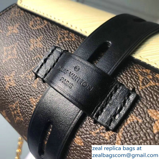 Louis Vuitton Epi Leather and Monogram Canvas Glasses Case Bag M44158 Banane 2018 - Click Image to Close