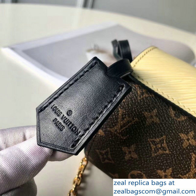 Louis Vuitton Epi Leather and Monogram Canvas Glasses Case Bag M44158 Banane 2018 - Click Image to Close