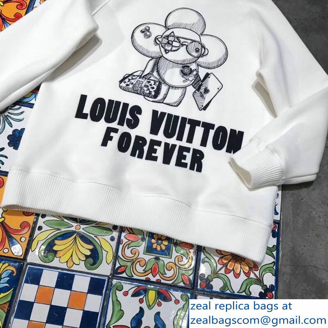 Louis Vuitton Forever Vivienne Mascot Sweater White 2018 - Click Image to Close