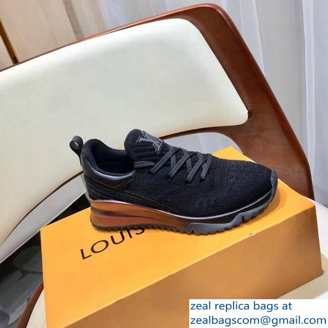 Louis Vuitton Knitted V.N.R Sneakers Black 2018 - Click Image to Close