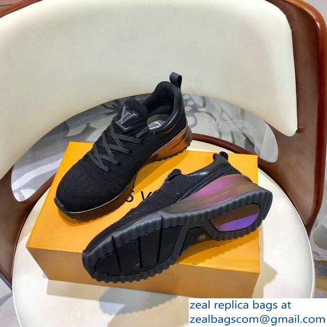 Louis Vuitton Knitted V.N.R Sneakers Black 2018 - Click Image to Close