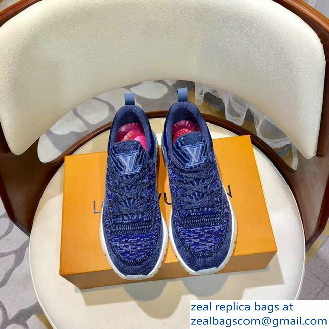 Louis Vuitton Knitted V.N.R Sneakers Blue 2018