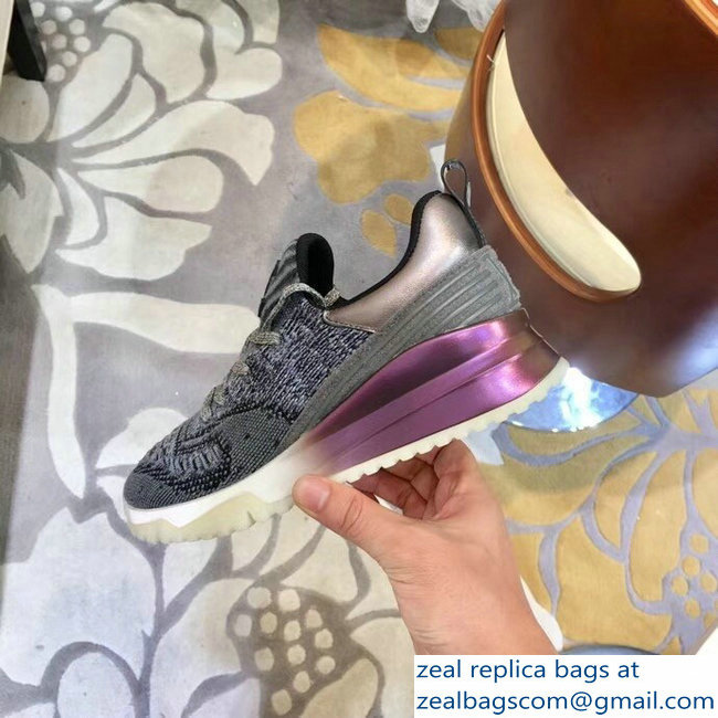 Louis Vuitton Knitted V.N.R Sneakers Gray 2018