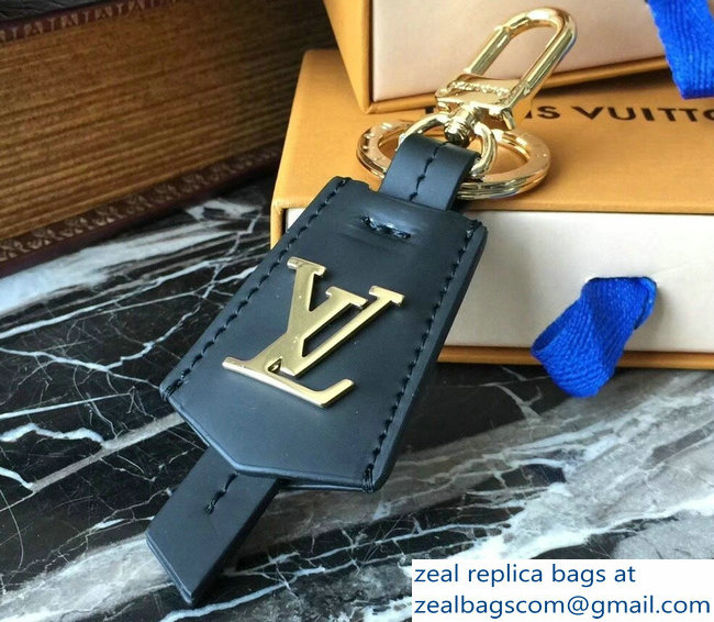 Louis Vuitton LV Cloches-Cles Bag Charm And Key Holder Black/Gold - Click Image to Close