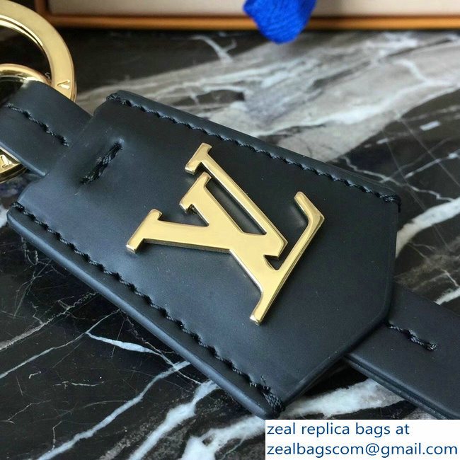 Louis Vuitton LV Cloches-Cles Bag Charm And Key Holder Black/Gold