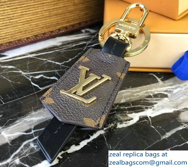 Louis Vuitton LV Cloches-Cles Bag Charm And Key Holder Monogram Canvas Brown/Gold - Click Image to Close