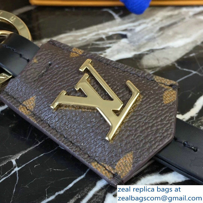 Louis Vuitton LV Cloches-Cles Bag Charm And Key Holder Monogram Canvas Brown/Gold