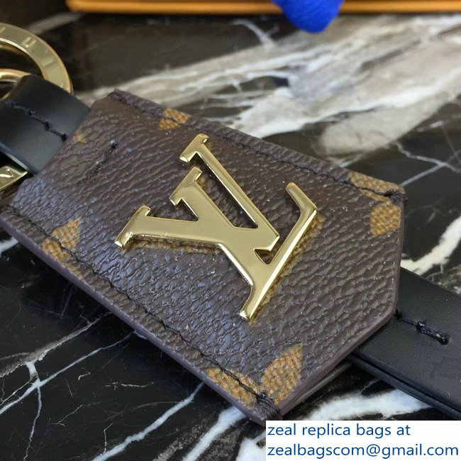 Louis Vuitton LV Cloches-Cles Bag Charm And Key Holder Monogram Canvas Brown/Gold - Click Image to Close