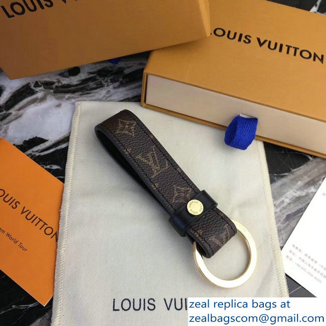 Louis Vuitton LV Dragonne Key Holder Monogram Canvas Brown/Gold