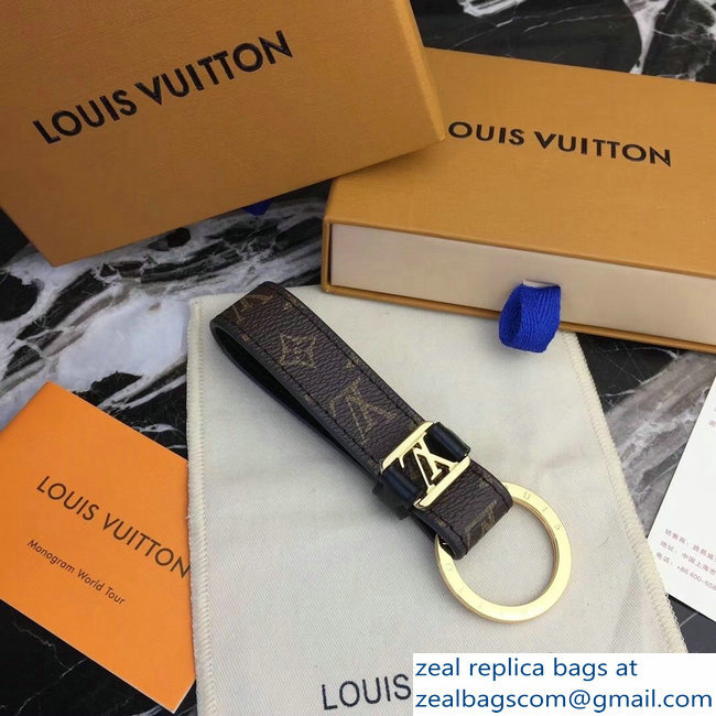 Louis Vuitton LV Dragonne Key Holder Monogram Canvas Brown/Gold