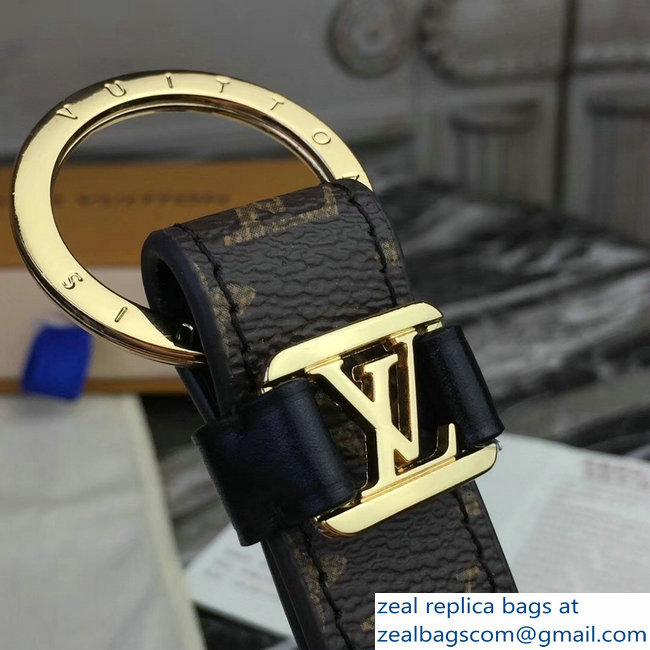 Louis Vuitton LV Dragonne Key Holder Monogram Canvas Brown/Gold - Click Image to Close