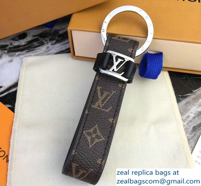 Louis Vuitton LV Dragonne Key Holder Monogram Canvas Brown/Silver - Click Image to Close